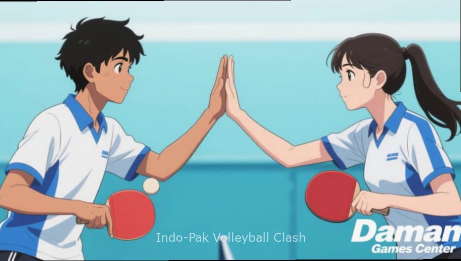 Indo-Pak Volleyball Clash - Indian Localization Indo-Pak Volleyball Clash Indian version showing Diwali special event